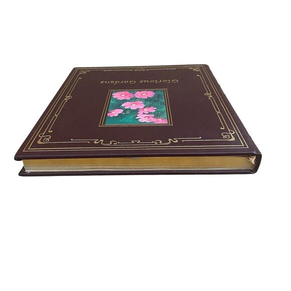 "Glorious Gardens" Roundtable Press Leather Bound HC Jaqueline Heriteau Book - Picture 4 of 16